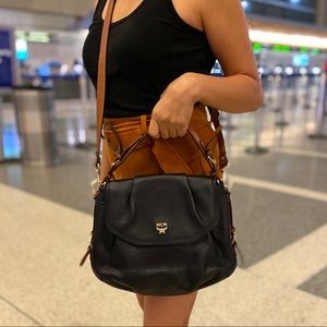💯% Auth MCM Leather Two-Way Bag
